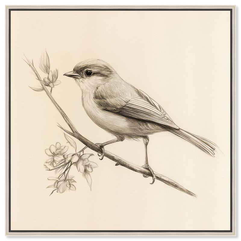 Nest Niche Canvas by Art Remedy - Silver - 12" x 12"