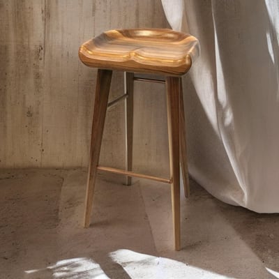 Walnut Tractor Stool (set of 2)