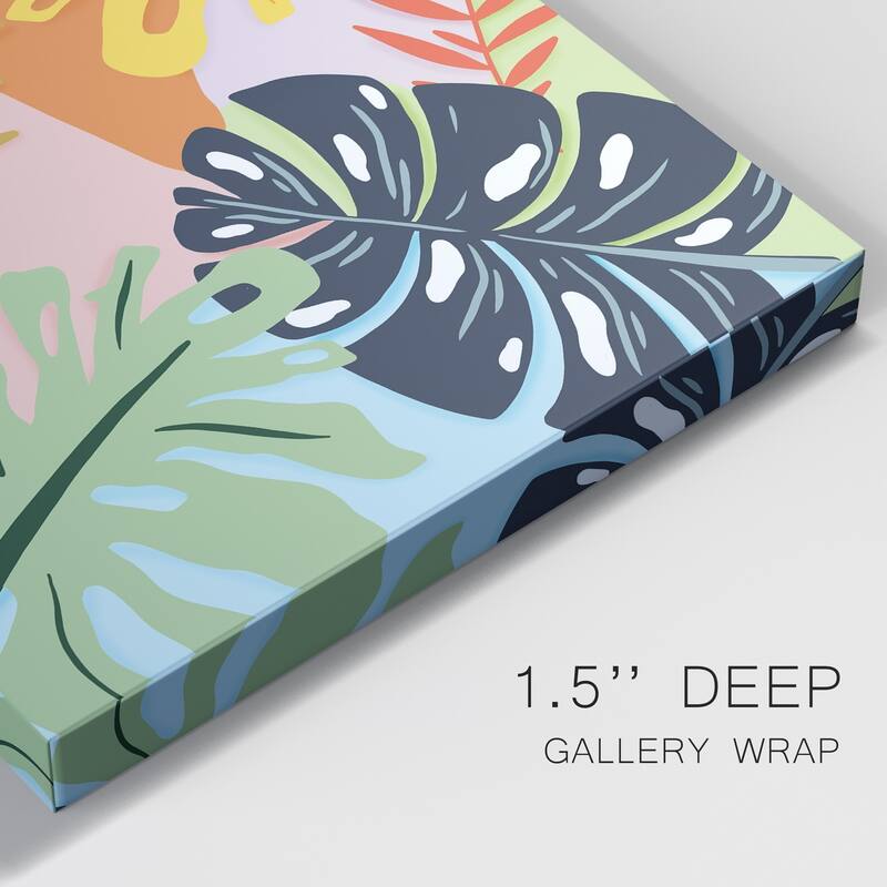 Tropical Foliage II Premium Gallery Wrapped Canvas - Ready to Hang