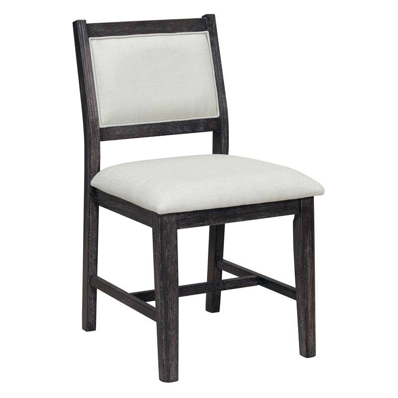 7-Piece Retro Dining Table Set for 6, 1 Rectangular Wood Dining Table Set for 6 with Upholstered Chairs for Dining Room