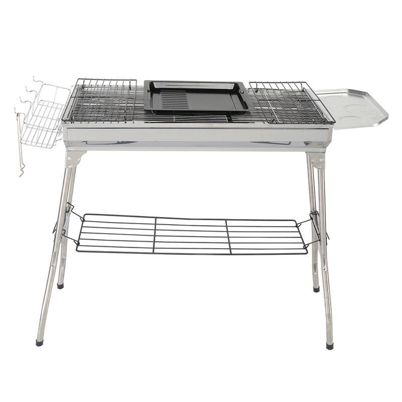 39.3''W× 27.9''H Portable Stainless Steel Grill