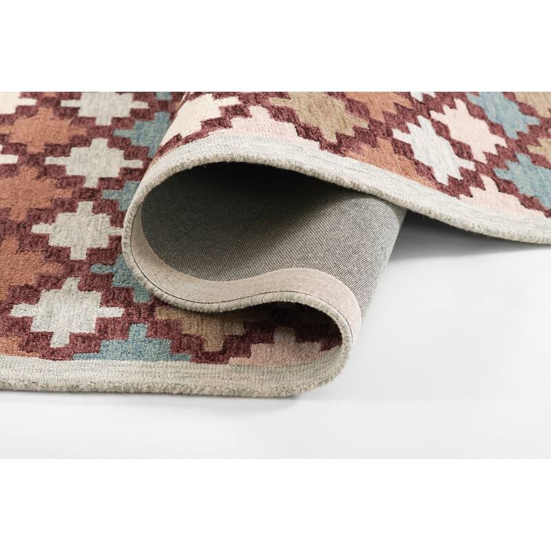 Erin Gates by Momeni Abbott Diamond Trellis Hand Tufted Wool Area Rug