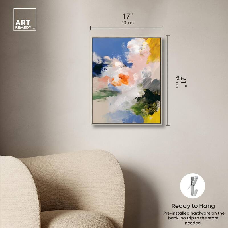 Clouds and Color I Canvas by Art Remedy
