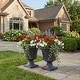 preview thumbnail 11 of 10, Christopher Knight Home Calista MGO and Fiberglass Compact Outdoor Planter with Drainage