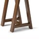 preview thumbnail 4 of 30, WYNDENHALL Hawkins Rustic Wood Console Table - 50 W x 16.5 D x 29.5 H
