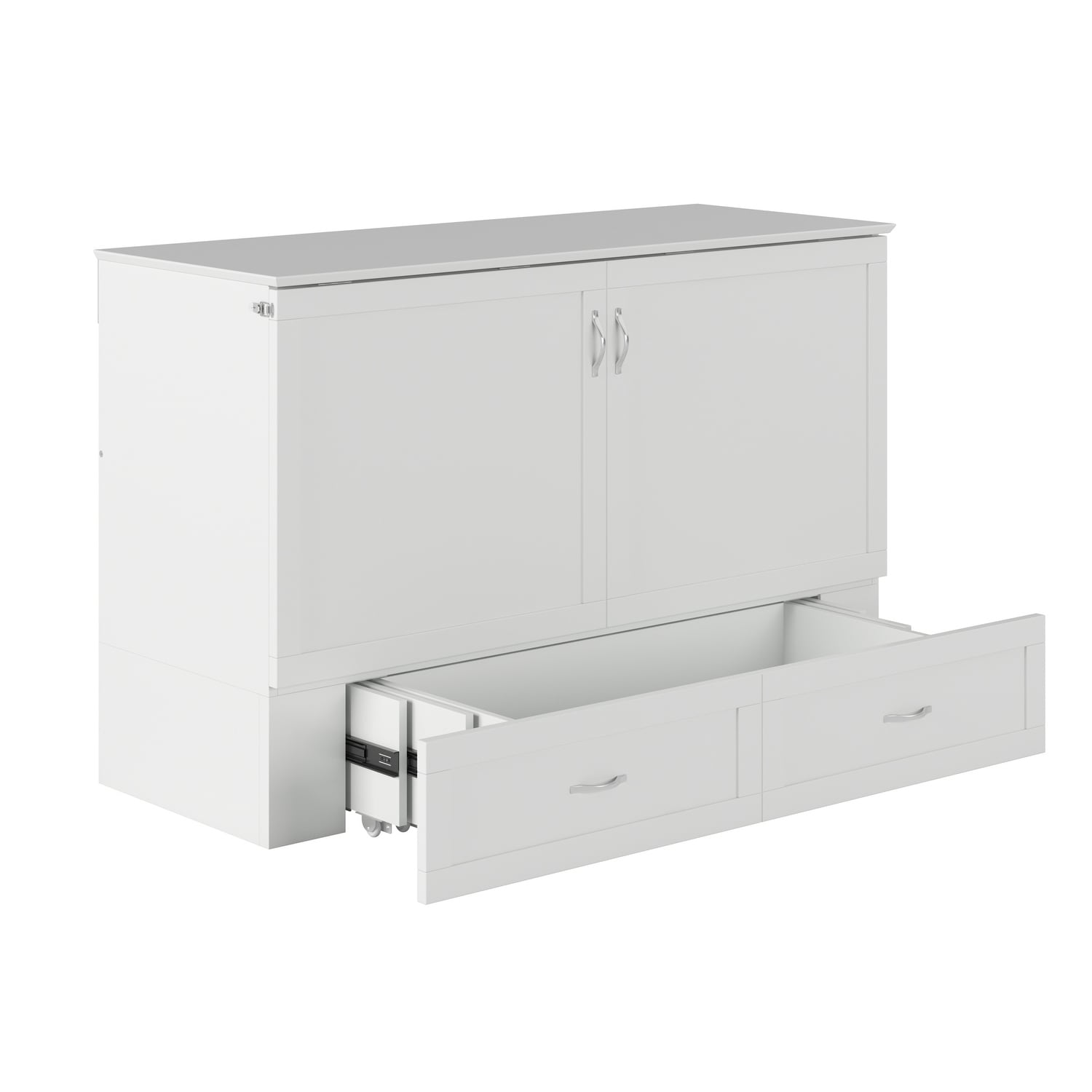Hamilton Murphy Bed Chest with Storage Drawer and Built In Charger