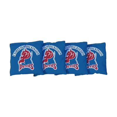 FDU College at Florham Devils Blue Cornhole Bags