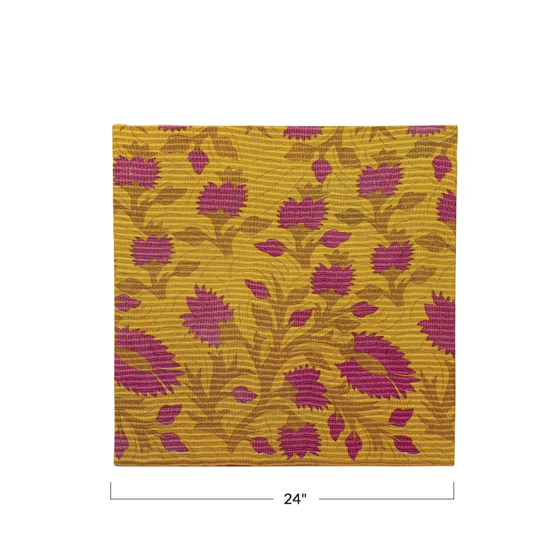 Cotton Bengali Rali Quilt Fabric Wall Art