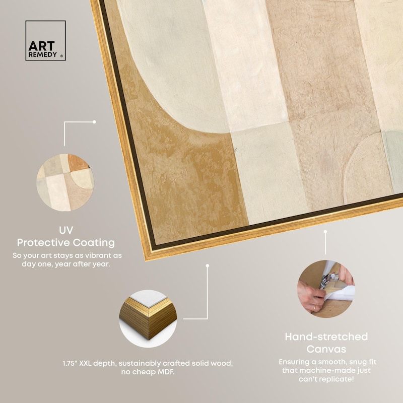 Overlapping Planes I Canvas by Art Remedy