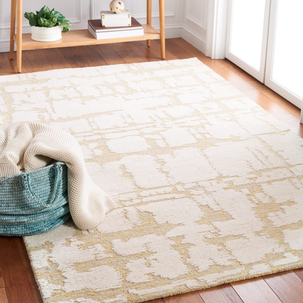 Martha Stewart by SAFAVIEH, Handmade Siun Abstract Wool Rug