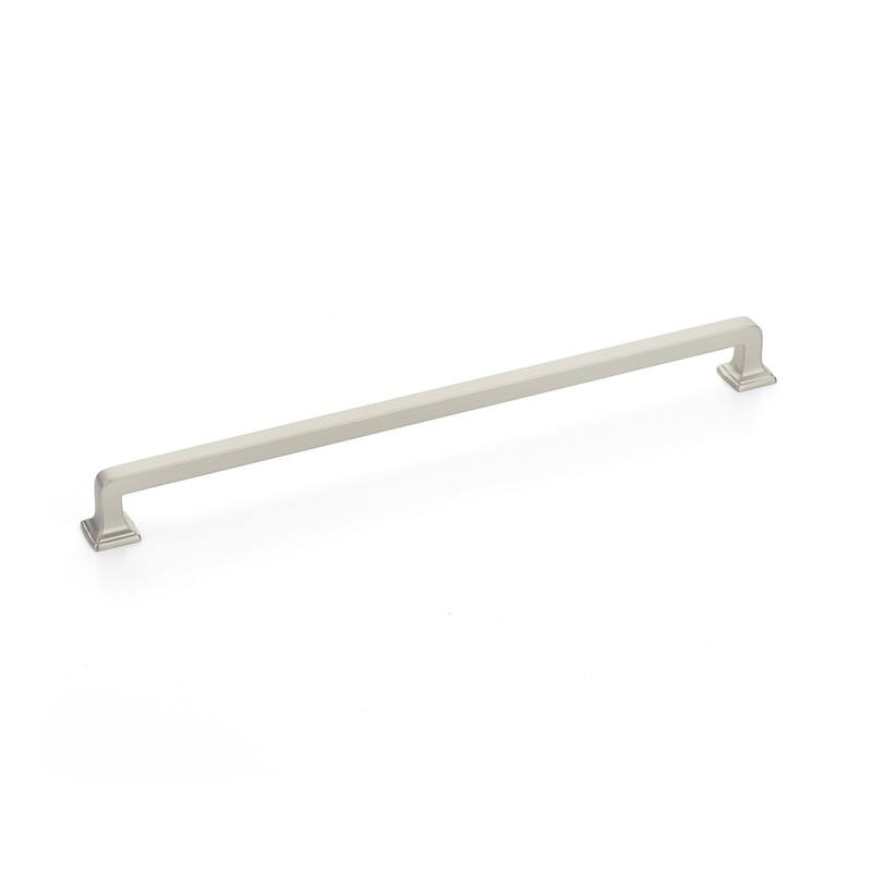 Schaub and Company Menlo Park 12" Center to Center Contemporary - Satin Nickel