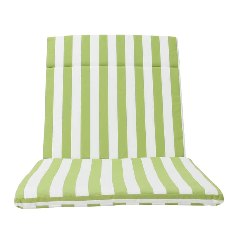 Salem Outdoor Cushion Set for Chaise Lounge - Cushions only (Set of 2) by Christopher Knight Home - 79.25"L x 27.50"W x 1.50"H