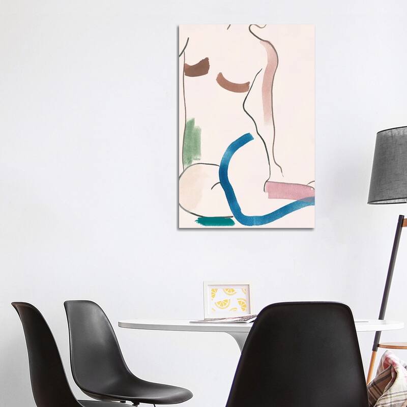 iCanvas "Seated Female Figure V" by Melissa Wang Canvas Print - 40x26x1.5