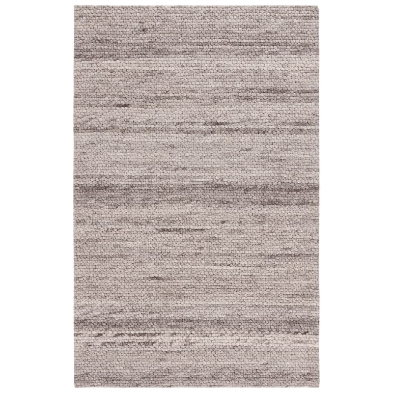 Lauren Ralph Lauren Handmade Matty Contemporary Wool Rug - 4' x 6' - Grey/Beige