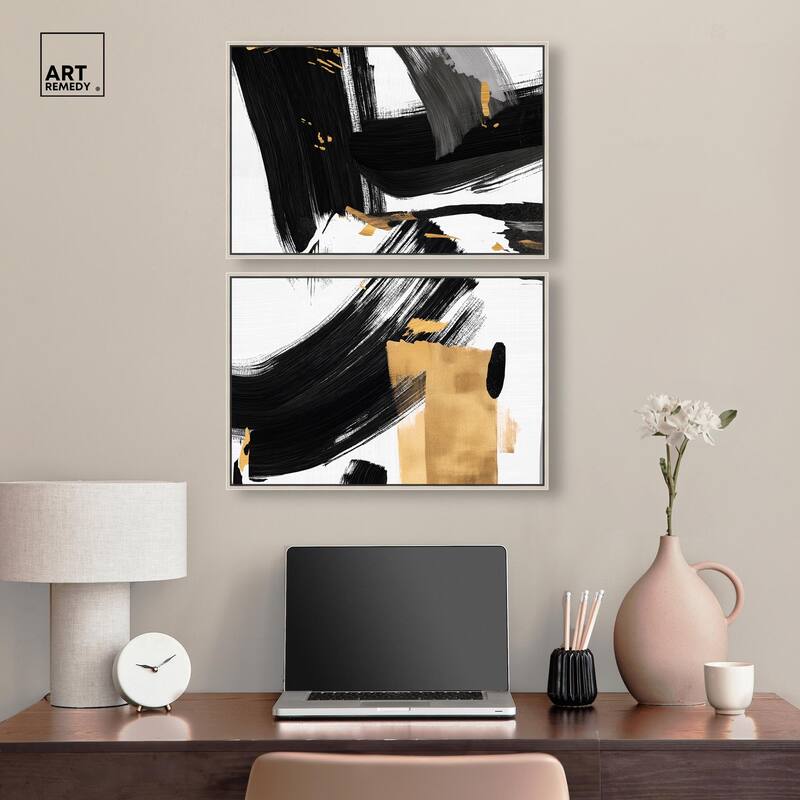 Refined Simplicity Canvas Set of 2 by Art Remedy