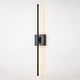preview thumbnail 29 of 119, 1-Light Black/ Gold/ Nickel Modern Long Linear Strip Wall Sconce Dimmable LED Bathroom Vanity Light