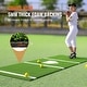 preview thumbnail 3 of 5, Baseball Softball Hitting Batting Mat with Tightening Rope - 10' x 3.8'