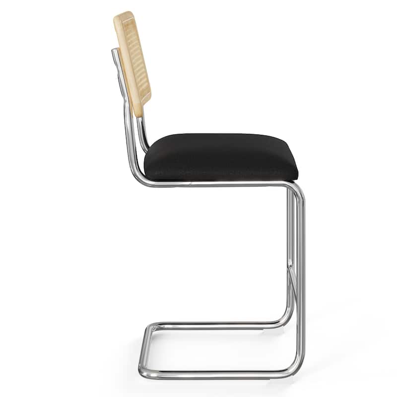 Hayward Cane Back Fabric Counter Height Stool (Set of 2)