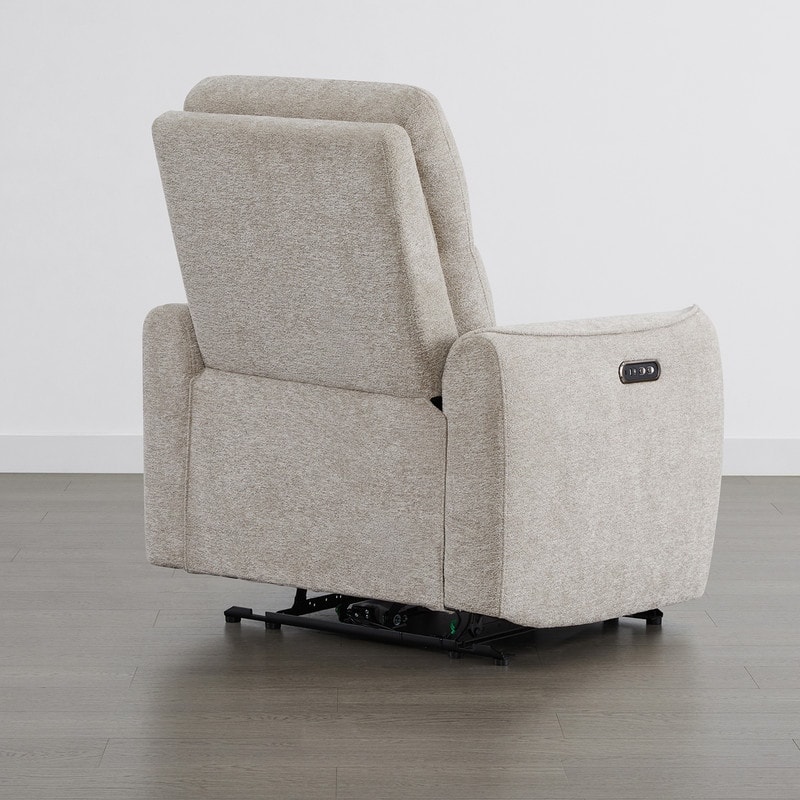 Spruce & Spring Dual Motors Power Lay Flat Recliner with Headrest