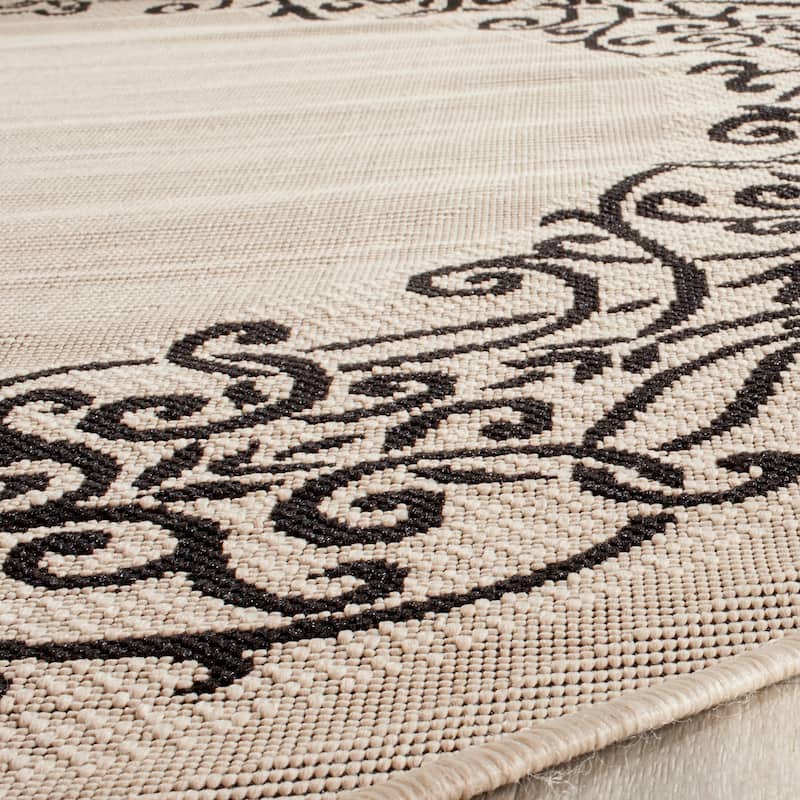 SAFAVIEH Courtyard Marylou Waterproof Patio Backyard Rug