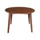 preview thumbnail 24 of 23, 42" Solid Wood Round Dual Drop Leaf Table with 4 Dining Chairs