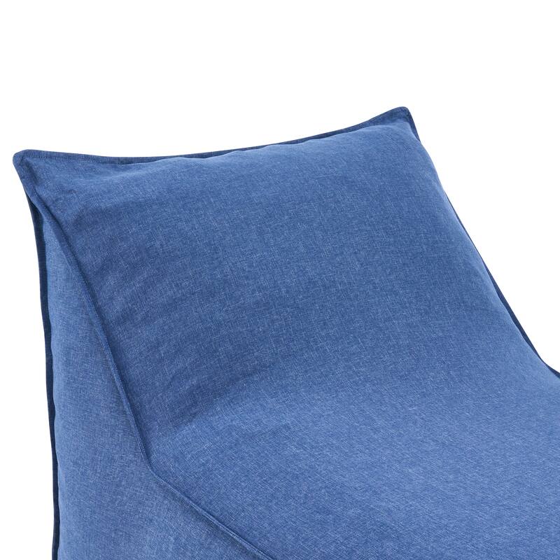 Christopher Knight Home- Carter Outdoor Fabric Bean Bag Lounge Chair