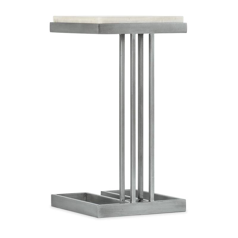 Hooker Furniture 5934-50001-00 Melange 12" Square Onyx and Steel End