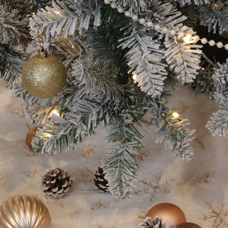 Maypex Artificial Slim Christmas Tree w Lights