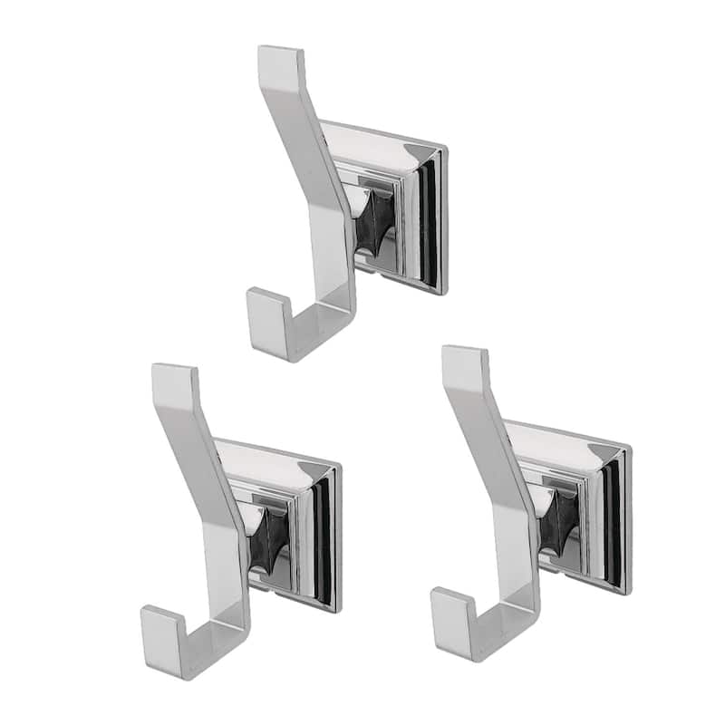 Kingston Brass Monarch 3-Piece Bathroom Robe Hook/Towel Hook - Polished Chrome