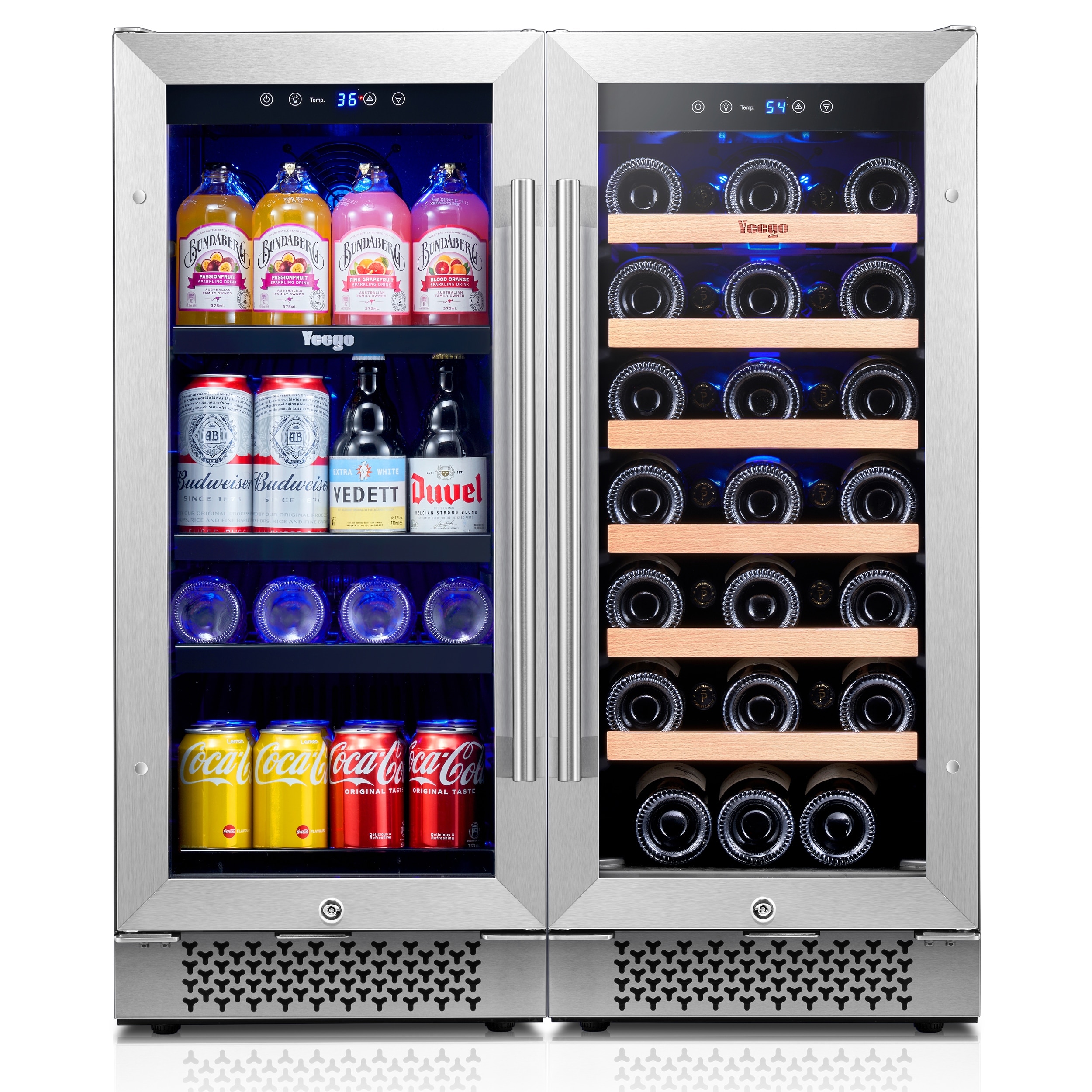 Transcend 24 in. 46 Bottle Built-In Wine Cooler - Bed Bath & Beyond -  33799215