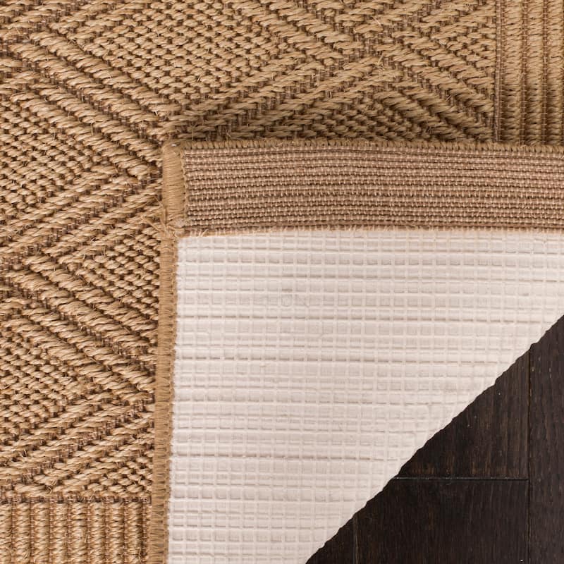 SAFAVIEH Palm Beach Tadako Trellis Sisal/ Jute Rug