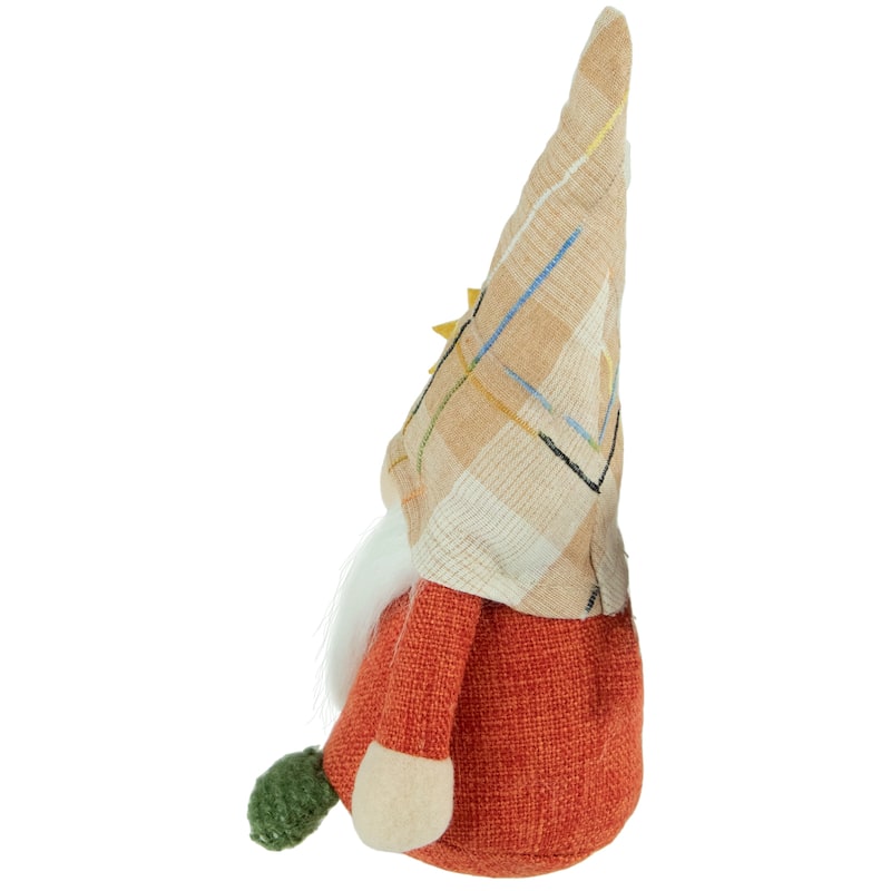 Standing Sunflower Autumn Harvest Gnome Figurine - 7.5"