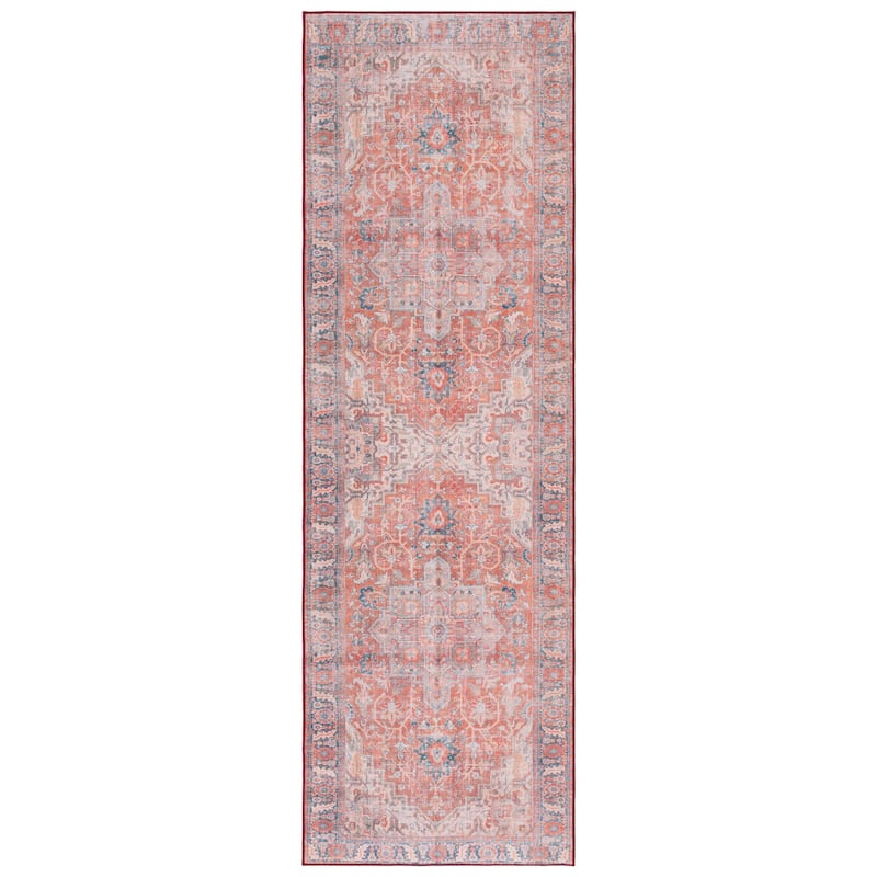 SAFAVIEH Tucson Machine Washable Slip Resistant Reba Traditional Rug