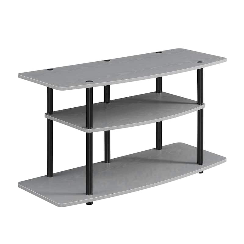 Convenience Concepts Designs2Go No Tools 3 Tier Wide TV Stand