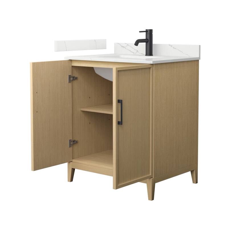 Elan 30-inch Single Vanity, Single Hole Quartz Top