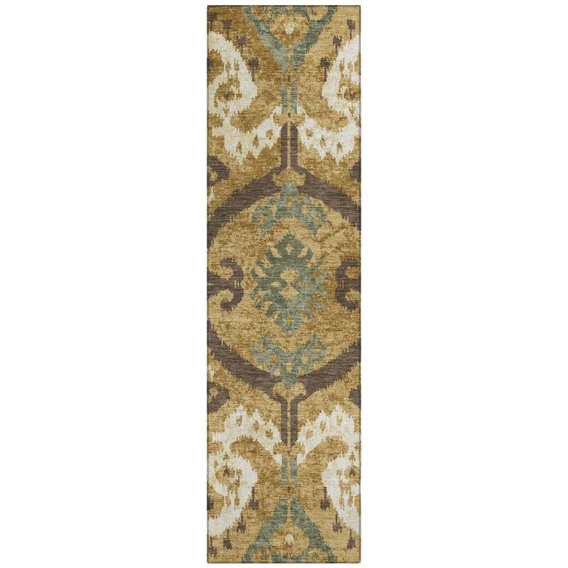 Machine Washable Indoor/ Outdoor Global Empire Chantille Rug