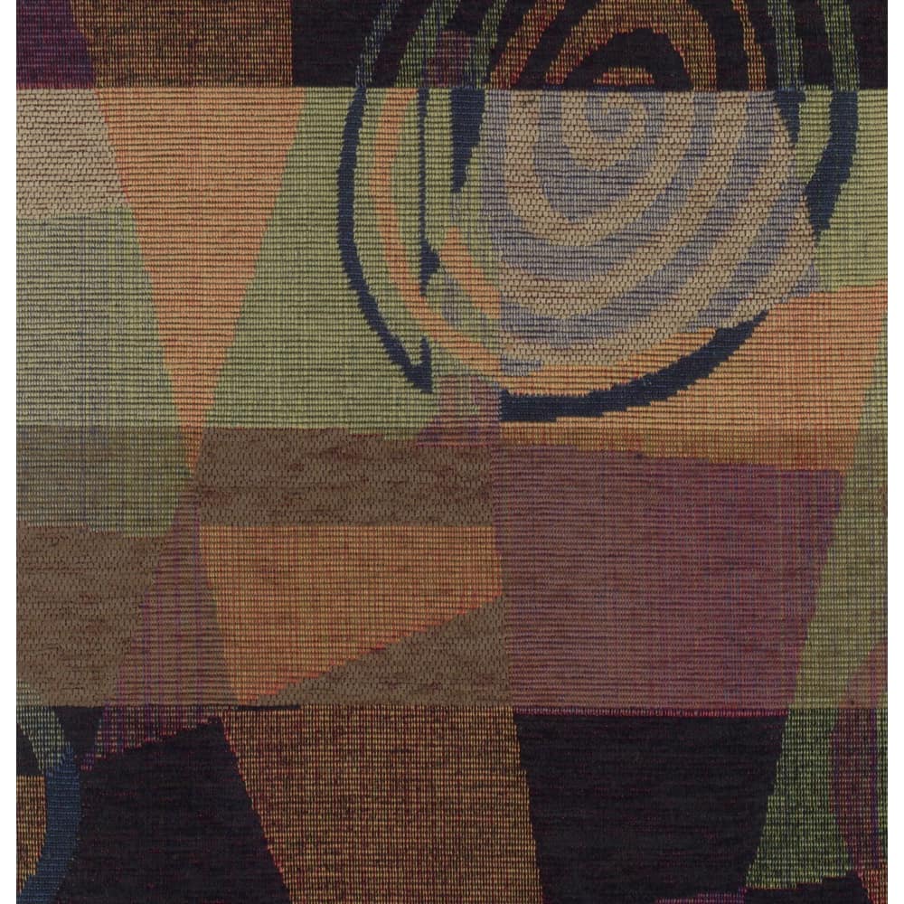 Bali 18-inch Footstool with Jacquard Chenille Cushion