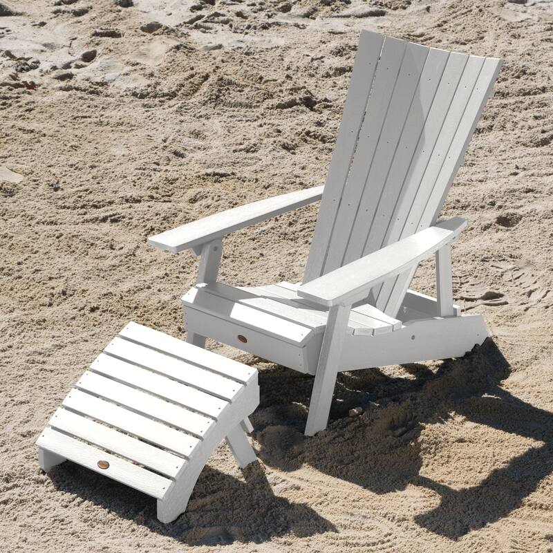 HIGHWOOD Modern Outdoor Chair and Ottoman Set