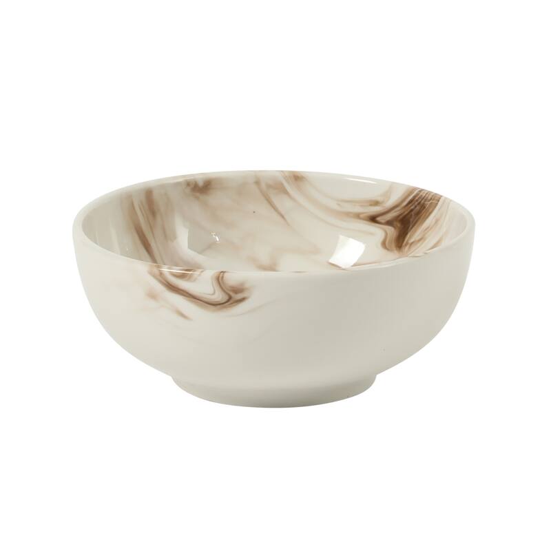 Gibson Home Cloudlight 12 Piece Plates and Bowls Dishes - Decorated Porcelain Ceramic Dinnerware Set - Service for 4