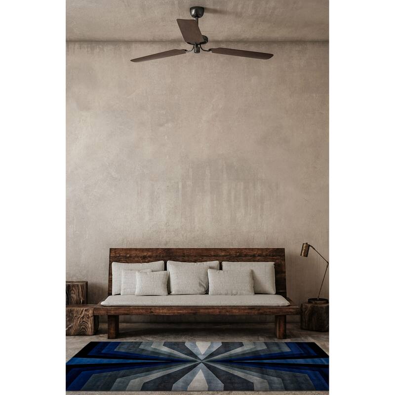 ECARPETGALLERY Hand-knotted Opulence Grey Wool Rug - 9'10 x 13'1