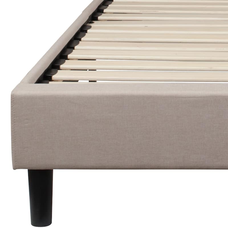 Arched Tufted Upholstered Platform Bed