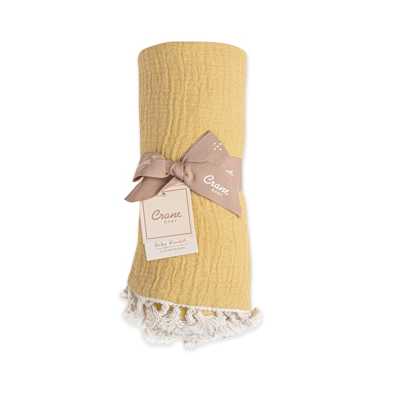Crane Baby 6-Layer Muslin Blanket