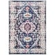 preview thumbnail 29 of 124, SAFAVIEH Madison Andra Boho Oriental Distressed Rug 4' x 6' - Navy/Ivory