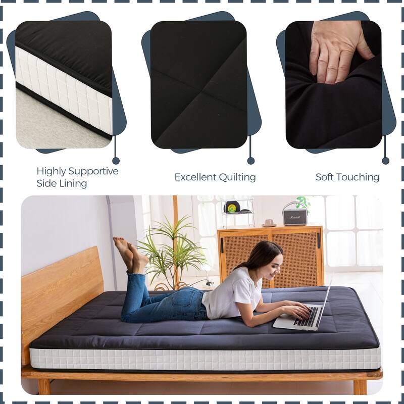 6-inch Thick Padded Floor Futon Mattress