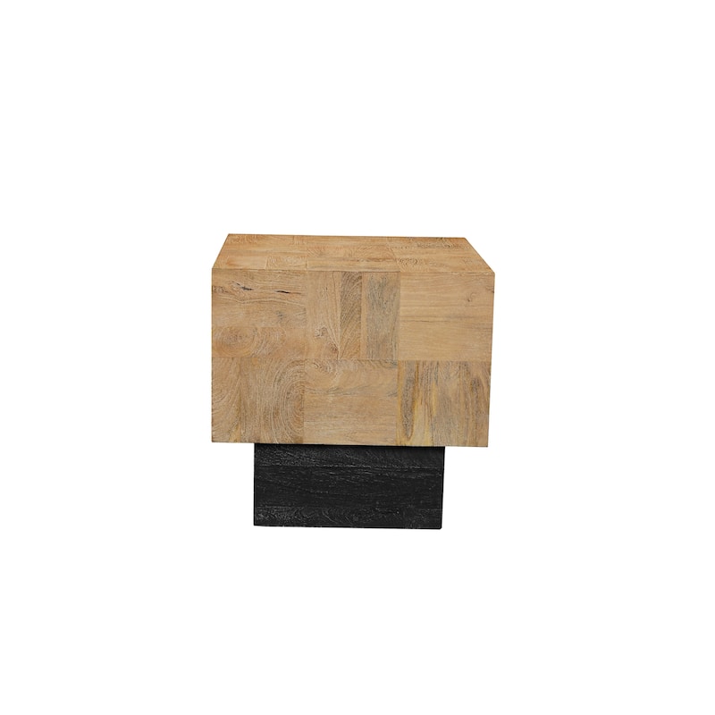 Caden Modern Solid Wood Side Table