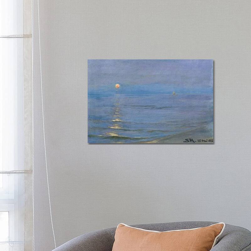 iCanvas "Summer Evening, Skagen, 1908" by Peder Severin Kroyer Canvas Print - 18x26x1.5