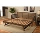 preview thumbnail 8 of 10, Somette Boho Daybed and Pop Up Bed in Rustic Walnut with Mattresses