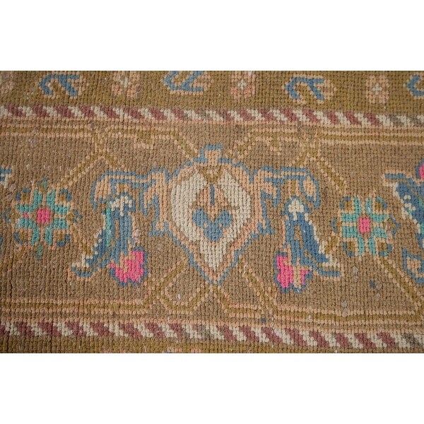 絨毯　mashad carpet Mashad Vintage Persian Area Rug Hand-Knotted Floral Wool