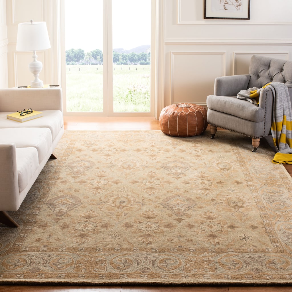 SAFAVIEH Handmade Anatolia Nicky Traditional Oriental Hand-spun Wool Rug