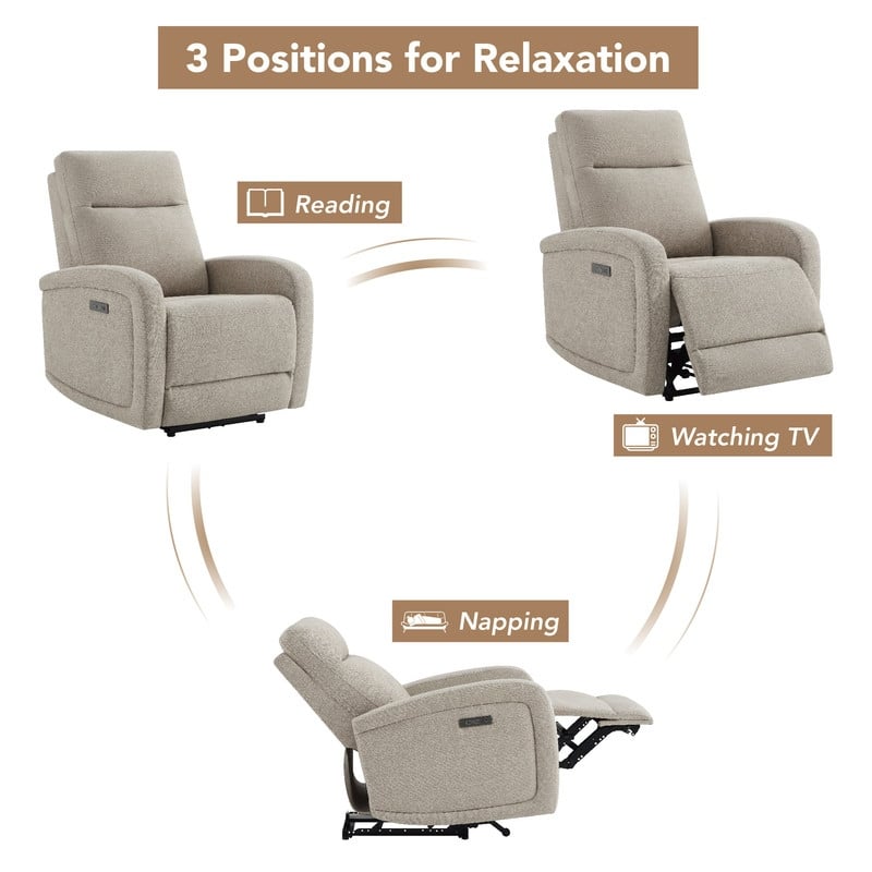 Lena Zero Wall Hugger Electric Power Recliner
